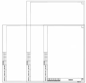 B_03 Форматы со штампом для чертежей изделий (2-й и след. листы)